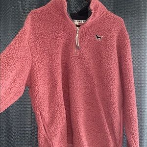 Victoria’s Secret PINK Sherpa Quarter Zip